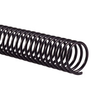 GBC Binding Spines/Spirals/Coils, 20mm, 160 Bladcapaciteit, 4:1 Pitch, Zwart, 100 Pack (9665090)