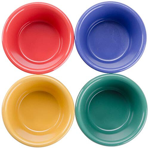 G.E.T. RM-400-MIX Πακέτο 4 Μάσκες Mardi Gras 4 oz. Ραμίκιν, Ανθεκτικά και Πλενόμενα Με Σαπούνι 2