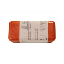 R&F Artist Encaustic Paint Alizarin Oranje 104 ml