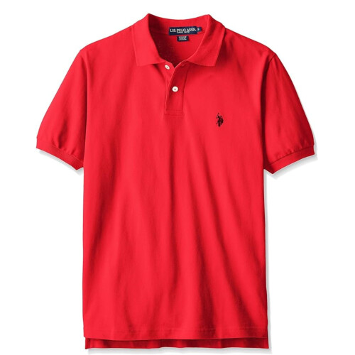 US Polo Assn. Heren Classic Poloshirt Engine Red M