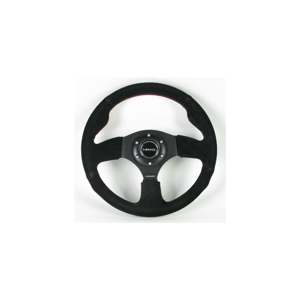Nrg Innovations St-012S 320Mm Sport Suede Steering Wheel Race 698636381589