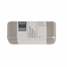 R&F Artist Encaustic Paint Iridescent German Silver 104 ML