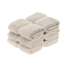 Set di 6 asciugamani da viso/asciugamani in pile di cotone egiziano di qualit superiore, ultra morbidi, essenziali, morbidi e assorbenti, pesant