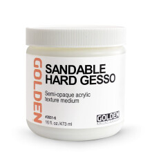 Golden Acryl Sandable Hard Gesso - 16 uncji sloika