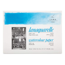 Akvarelov    papiere Lanaquarelle, 140 lb., blok (20 listov), 10x14"""" - lisovan    za studena