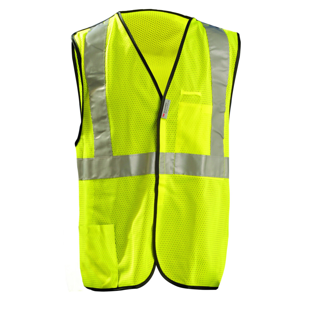 OccuNomix X-Large Hi-Viz Yellow MeshPolyester Break-Away Vest (LUX-SSBRPC-YXL)-image-OPC-PFMQJ7R-NEW