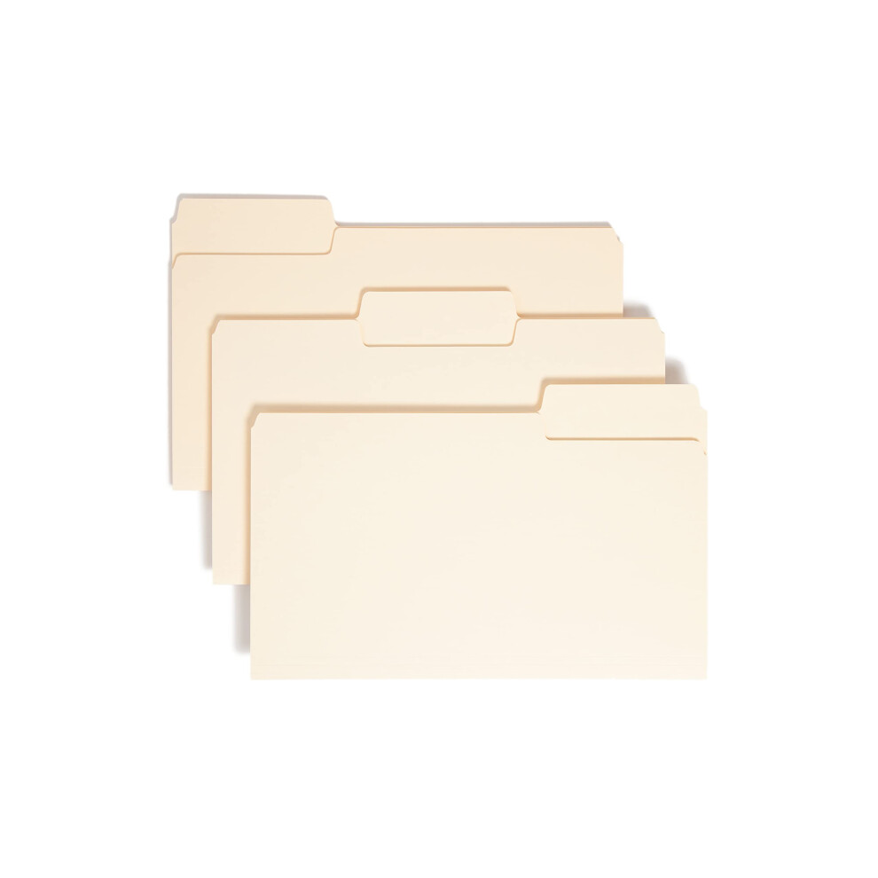 Photos - File Folder / Lever Arch File Smead SuperTab Heavyweight File Folder Oversized 1/3-Cut Tab Legal Size Manila 50 Per Box 15401 (15401)