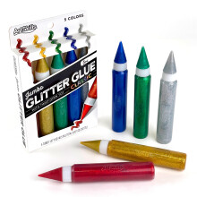 ArtSkills Puffy Jumbo Rainbow Glitter Glitter Pen 5 Pack Classic 5 Count