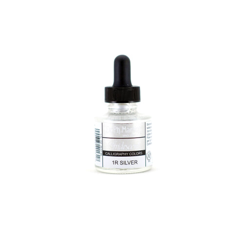 Flacon d'encre de calligraphie Dr. Ph. Martin's (1R) Argent iris    Version originale