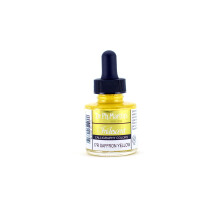 Dr. Ph. Martin's Iridescent Calligraphy Color (17R) Ink Bottle 1.0 oz Saffron Yellow