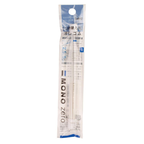 Recarga de borracha Tombow MONO Zero retangular 2,5 mm 1 pacote 1
