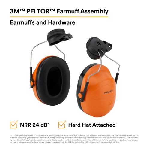 3M 3M PELTOR Συναρμολόγηση Ακουστικών M-985/37333(AAD), για Versaflo M-100 και M-300, Ζευγάρι, 1 EA/Case 1