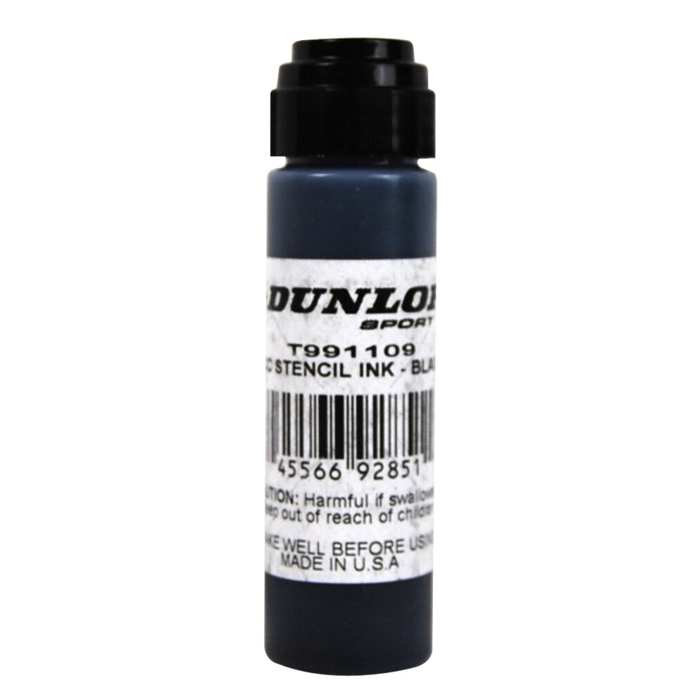 Dunlop Sports Racquet Stencil Ink  Black
