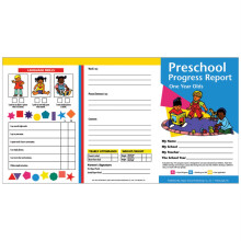 Hayes Publishing Prischool Progress Report (1 -?rige) Pakke p? 10