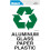 Sinal de manchete 4459 Sinal de reciclagem com r   tulos de 6 x 10 polegadas (4459) 1