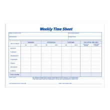 Adams Weekblad 1-delig 5,5 x 8,5 inch blauw/wit 100 vellen per blok 2-pack (9507ABF)
