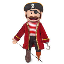 25"""" Pirate Peach handukke med fuld krop bugtaler stil