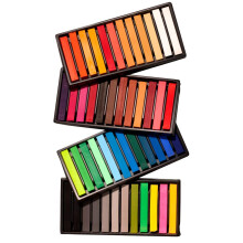 SoHo Urban Artist Soft Pastel Sketch Squares - Richly Pigmented  Vibrant Color Soft Pastels for Artists Professional Pastel Artwork Studies and Sketch