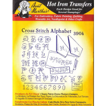 Kreuzstich-Alphabet ?Tante Marthas Hei   b   gel-Stickerei-Transfer