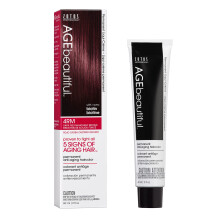 AGE beautiful Permanente Haarfarbe Liqui Creme | 100 % Grauabdeckung | Anti-Aging-Haarfarbe | Biotin f   r dickeres, volleres Haar | Professionelle