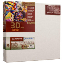 Lienzo art   stico Masterpiece 45815 3D PRO, 6,35 cm de profundidad, 30,5 x 30,5 cm, algod   n, 425 g, 3X, Sausalito, peso pesado