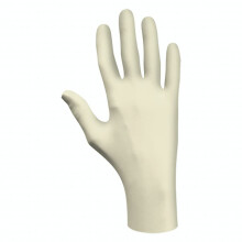 SHOWA 5005PF Latex Glove Rolled Cuff Powder Free 5 mil Paksu 9,5"""" Pituus X-Large Natural (100 kappaleen pakkaus)