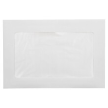 LUXPaper 6 x 9 Φάκελοι με Διαφανές Παράθυρο | Λευκό | 28lb | 250 Τεμ