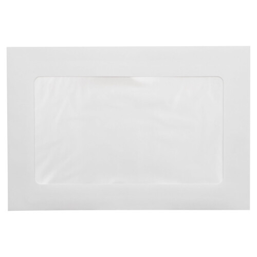 LUXPaper 6 x 9 Φάκελοι με Διαφανές Παράθυρο | Λευκό | 28lb | 250 Τεμ