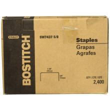 Bostitch 2400 St   ck 5/8 Zoll Bein 1-3/8 Zoll Crown Verpackungsklammer (0,074 Zoll x 0,037 Zoll)