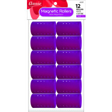 Annie Magnetic Rollers 12 Count Purple 1 3/4 """" #1357A