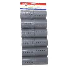 Annie Magnetic Rollers 12 Count Grey 2"""" #1358