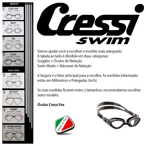 Cressi Cressi Fox Schwarz/Schwarz 1