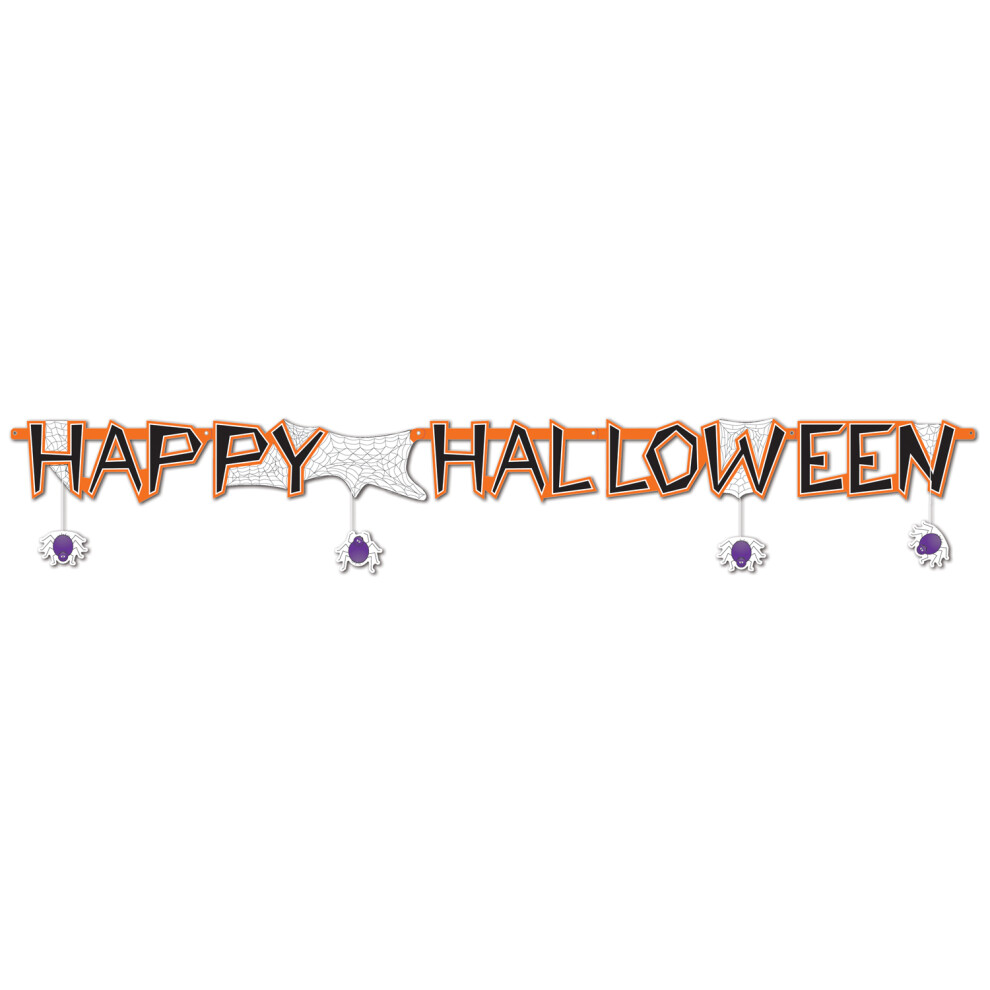 Beistle Co Happy Halloween Streamer