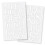S.E.I Letras Termocolantes Just for Fun 1,5 Polegadas, Transferências para T-Shirts, Branco, 2 Folhas 1