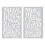 S.E.I Letras Termocolantes Just for Fun 1,5 Polegadas, Transferências para T-Shirts, Branco, 2 Folhas 2