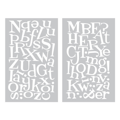 S.E.I Letras Termocolantes Just for Fun 1,5 Polegadas, Transferências para T-Shirts, Branco, 2 Folhas 1