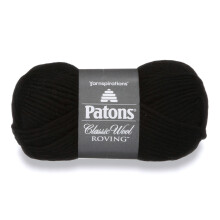 Patons Classic Wool Roving Yarn 3,5 oz Zwart 1 Bol