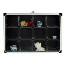 SAFE Lego Rock Gem & Mineral Display Case - Aluminum