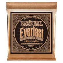 Ernie Ball Everlast Medium Phosphor Bronze Acoustic Guitar Strings 13-56 gauge (P02544)