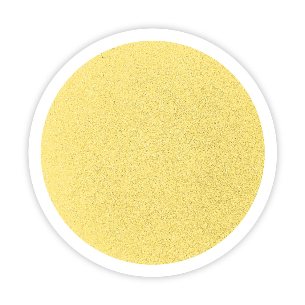 Sandsational Sparkle Canary Yellow Unity Sand, 1 Pfund (16 Oz), Farbiger Sand F R Hochzeiten, Vasenf Ller, Heimdekor, Bastelsand, Aquariumsand Un-image