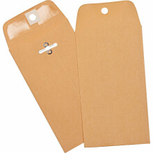 Business Source 36669 HVY-DUTY CLASP-kuvert 3-3/8-tums X6-tums 100/BX Brown Kraft