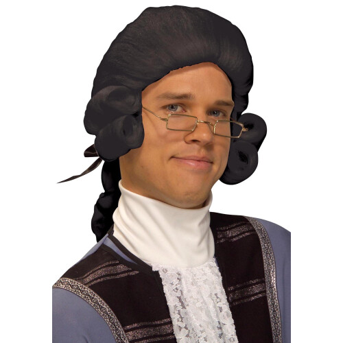 Perruque Coloniale pour Homme Forum Novelties, Noire, Taille Unique