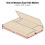 Aviditi Brown Kraft Jumbo Mailing Boxes 20 x 20 x 6 polegadas paco 2