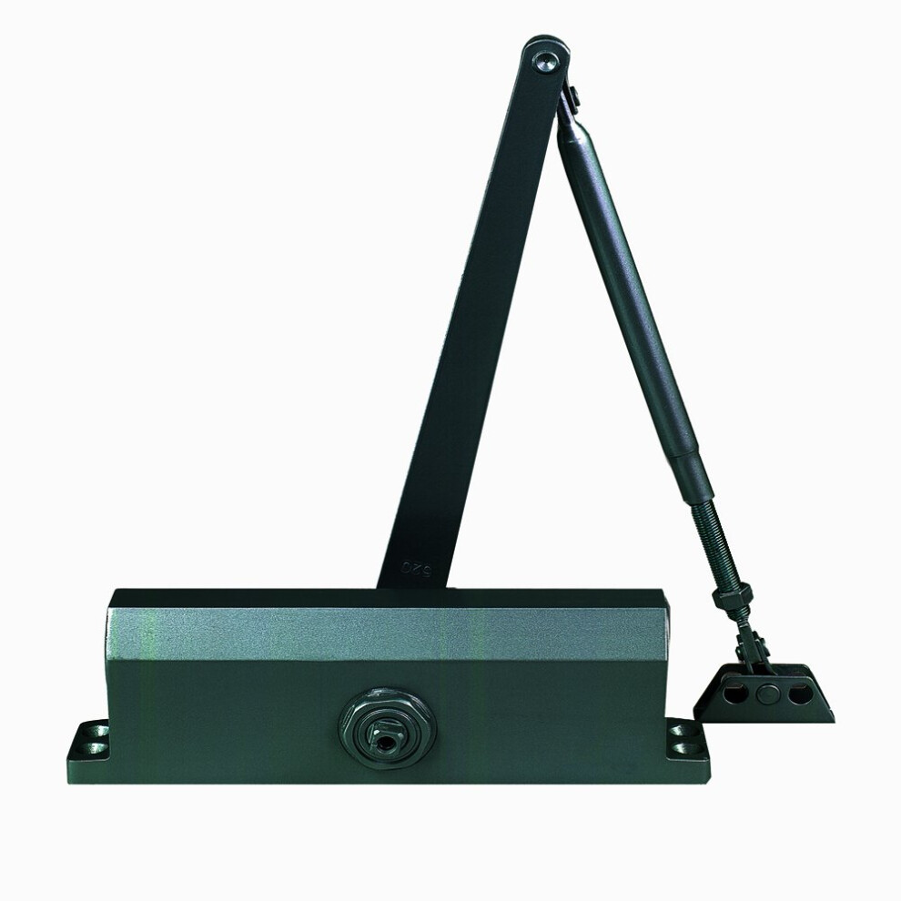 Global Door Controls Commercial Ada Door Closer In Duronotic Finish With Adjustable Spring Tension - Sizes 1-4 - Tc2201ada-Du 704780134831