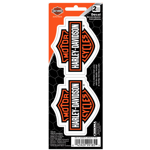 Chroma 99185 Harley Davidson Bar and Shield Aufkleber (2 Stck) 1