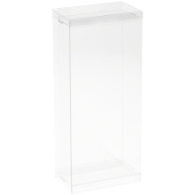 Dollsafe Clear sszecsukhat kijelzo doboz 7-8 hvelykes babkhoz s akcifigurk 4 """" W x 2,25 """" D x 8,5 """" H csomag 10