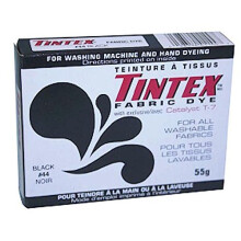 Lotto di 1 tintura per tessuti nera del marchio Tintex 44