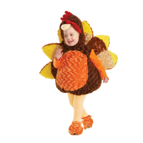 Costume de dinde pour b   b    Underwraps, marron, taille XL (4-6)