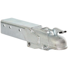 Buyers Products 0091562 Heavy Duty Straight Tongue Trailer Coupler for 3-Inch Channel  2-5/16 Inch Hitch Ball  15 000 MGTW  Class 4  Zinc Plated  Auto