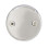 Westbrass D329-26 3-1/8" Δύο-Τρύπες Μπανιέρας Overflow Faceplate και Βίδες, 1-Pack, Πολυμεταλλική Χρώμιο 1